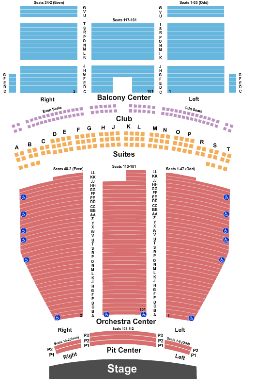 Saenger Theatre The Outsiders Seating Chart